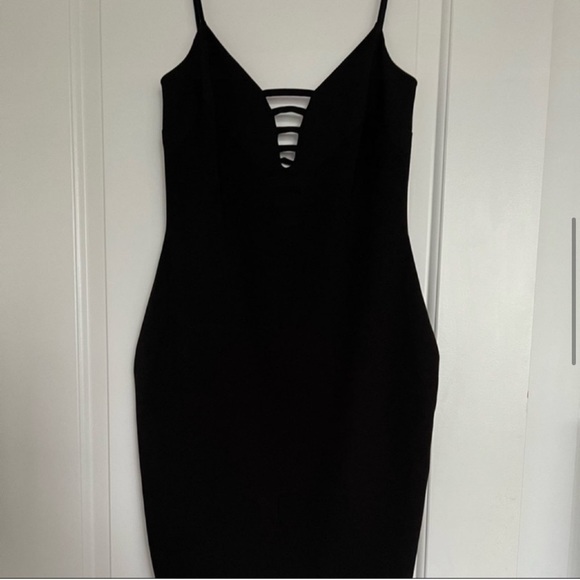Bec & Bridge Georgia Black ladder mini dress size 6 - Picture 5 of 11